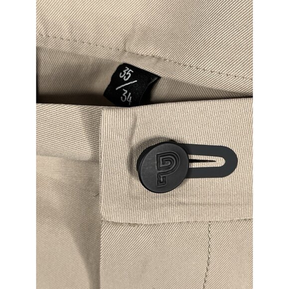 PUBLIC REC Men's Tan Flat Front Slim Leg Pants 35 x 34 - Picture 2 of 5